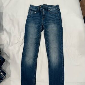 White House Black Market Blue Skinny Jeans